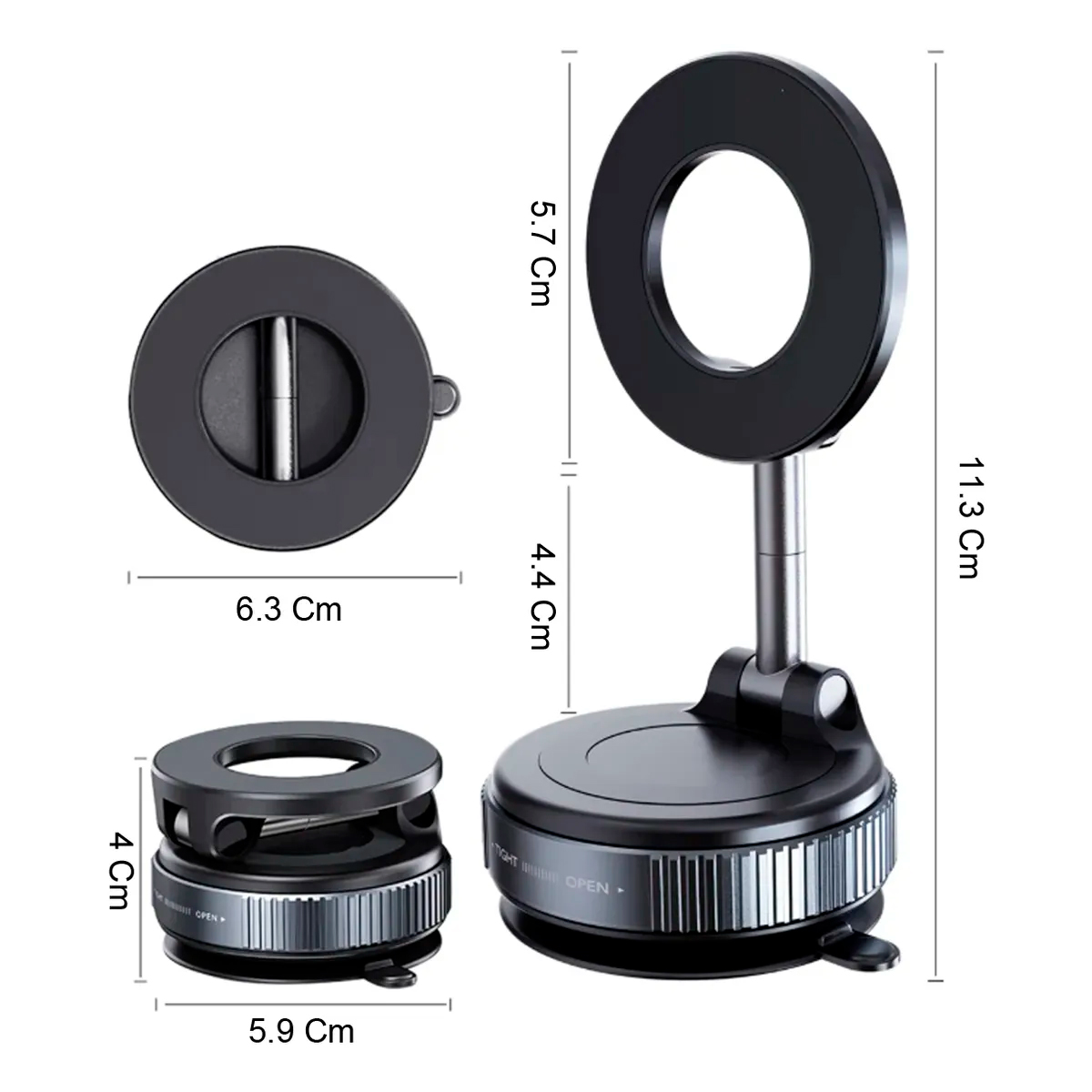 SOPORTE K007  MAGNÉTICO REFORZADO 360°